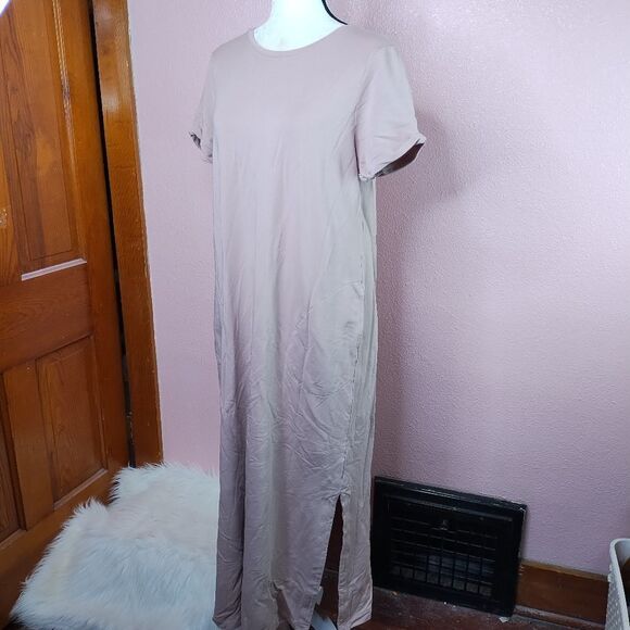 Pure Jill | Short Sleeve T Shirt Maxi Dress Medium - Picture 1 of 9